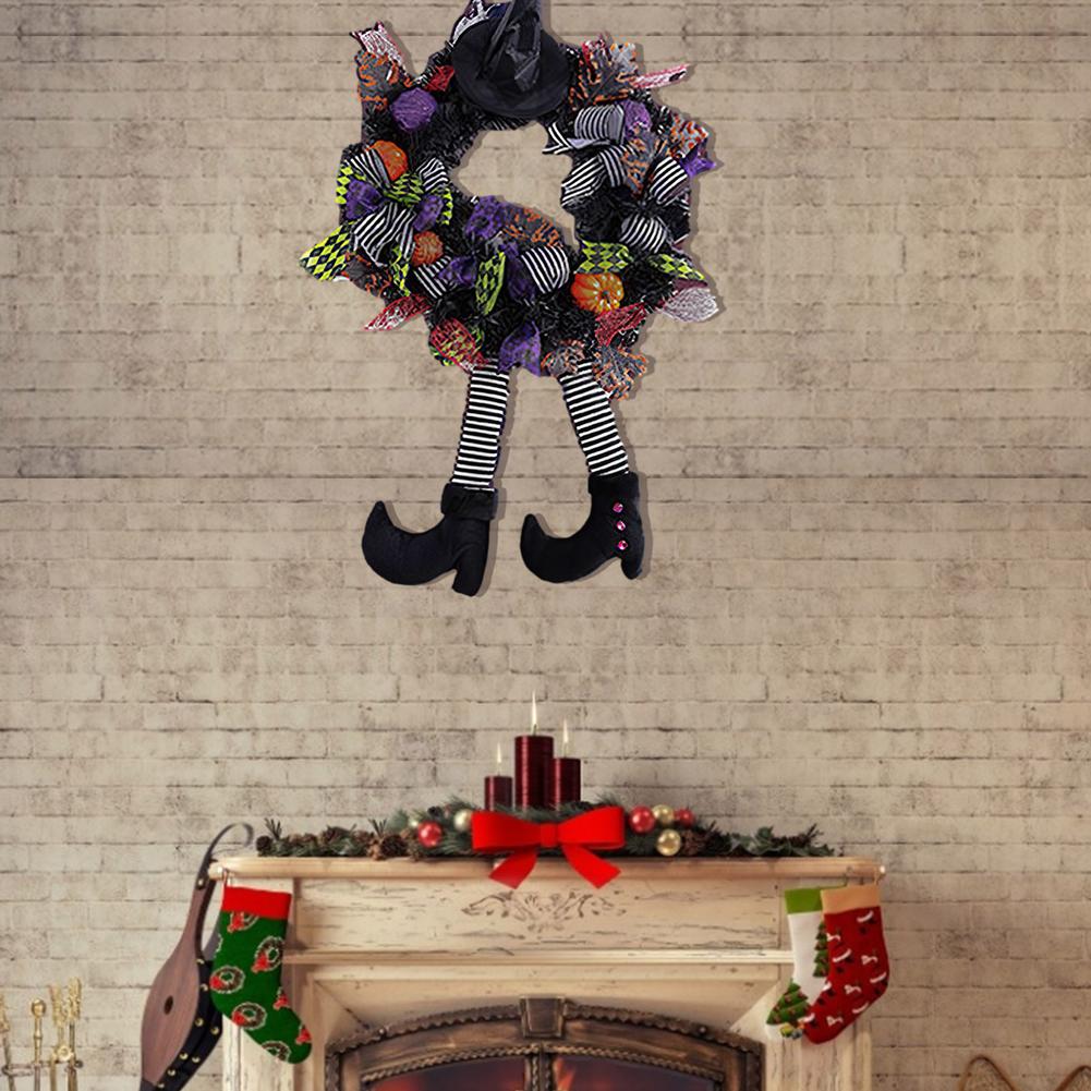 Hanging Halloween Wreath Decor Hanging Halloween Wreath Decor