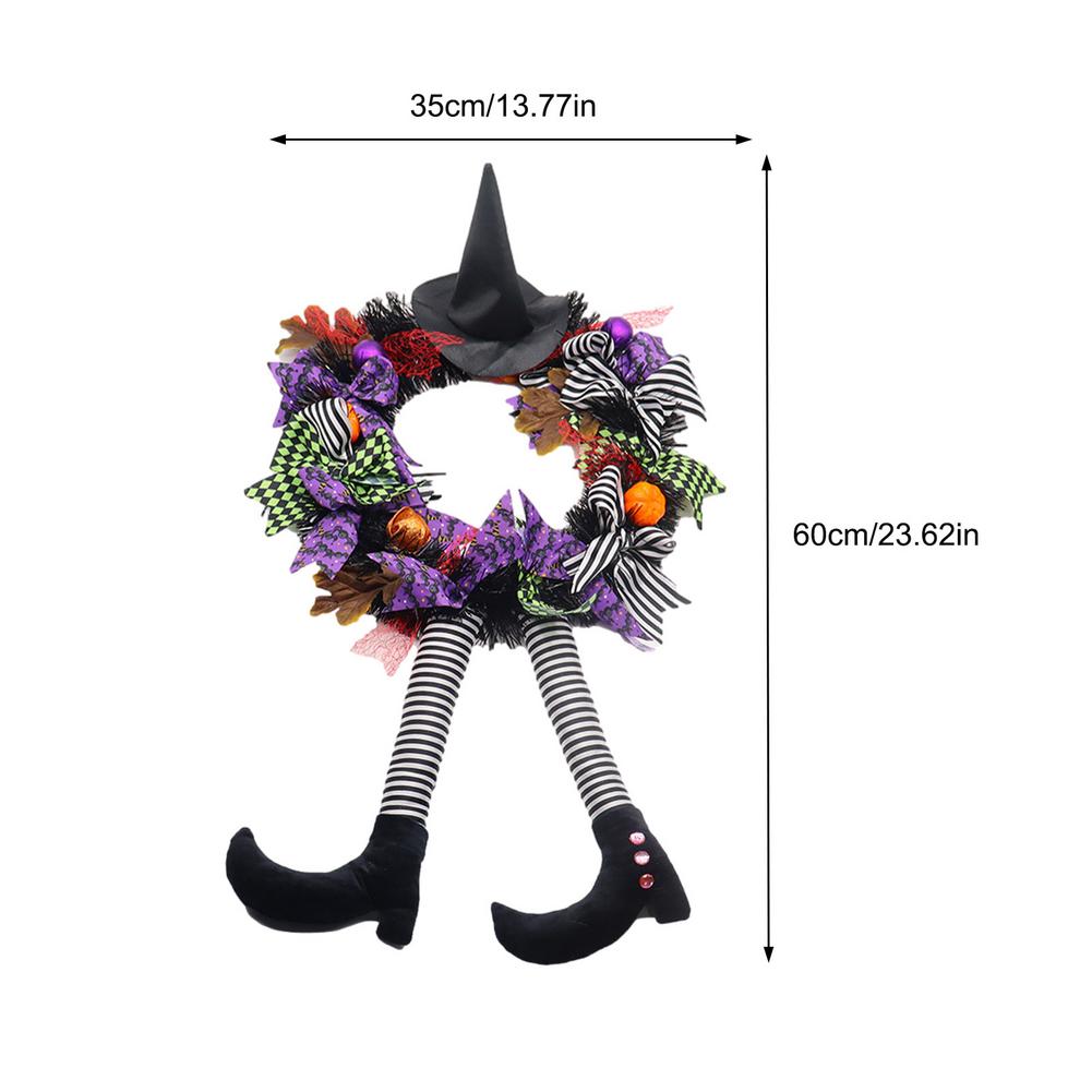 Hanging Halloween Wreath Decor Hanging Halloween Wreath Decor