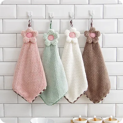 Hanging Hand Towel Absorbent Fabric