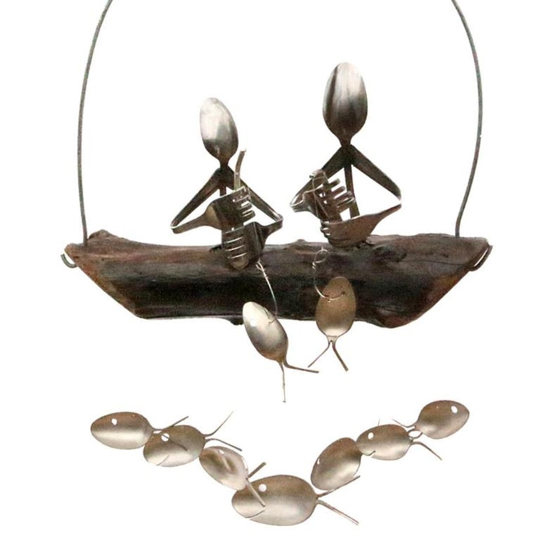 Hanging Iron Spoon Fish Wind Chime Hanging Iron Spoon Fish Wind Chime