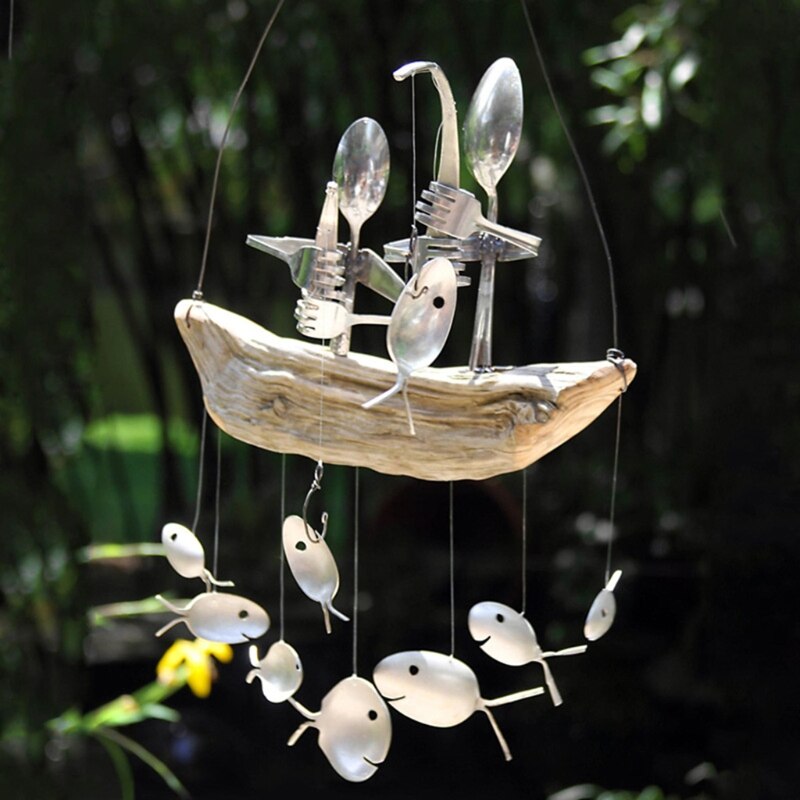 Hanging Iron Spoon Fish Wind Chime Hanging Iron Spoon Fish Wind Chime