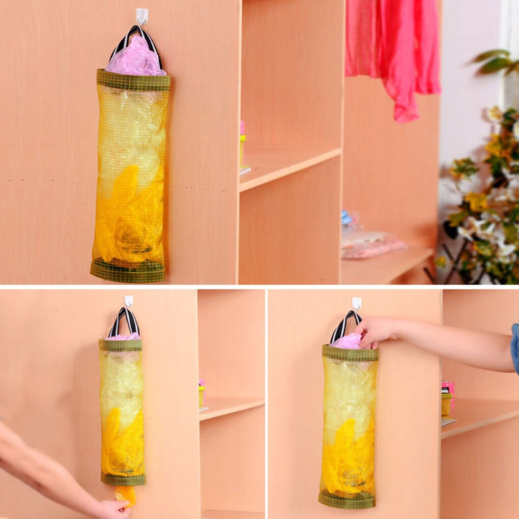 Hanging Mesh Recycling Bag Holder Hanging Mesh Recycling Bag Holder