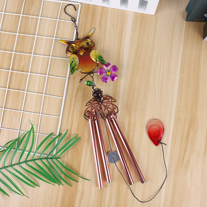 Hanging Metal Owl Wind Chimes Hanging Metal Owl Wind Chimes