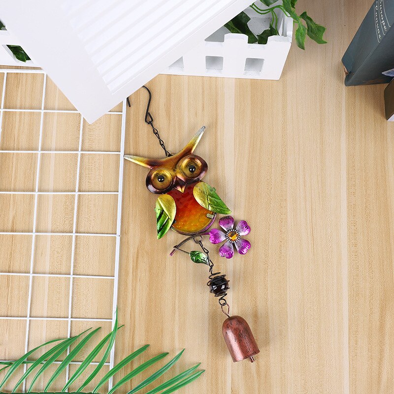Hanging Metal Owl Wind Chimes Hanging Metal Owl Wind Chimes