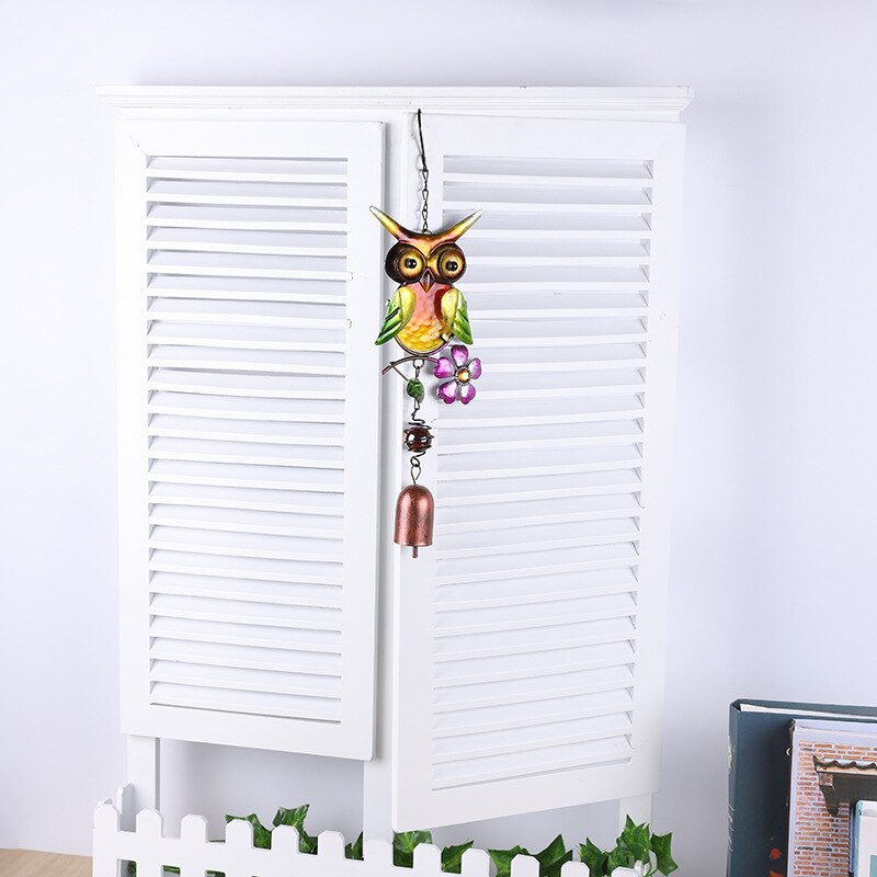 Hanging Metal Owl Wind Chimes Hanging Metal Owl Wind Chimes