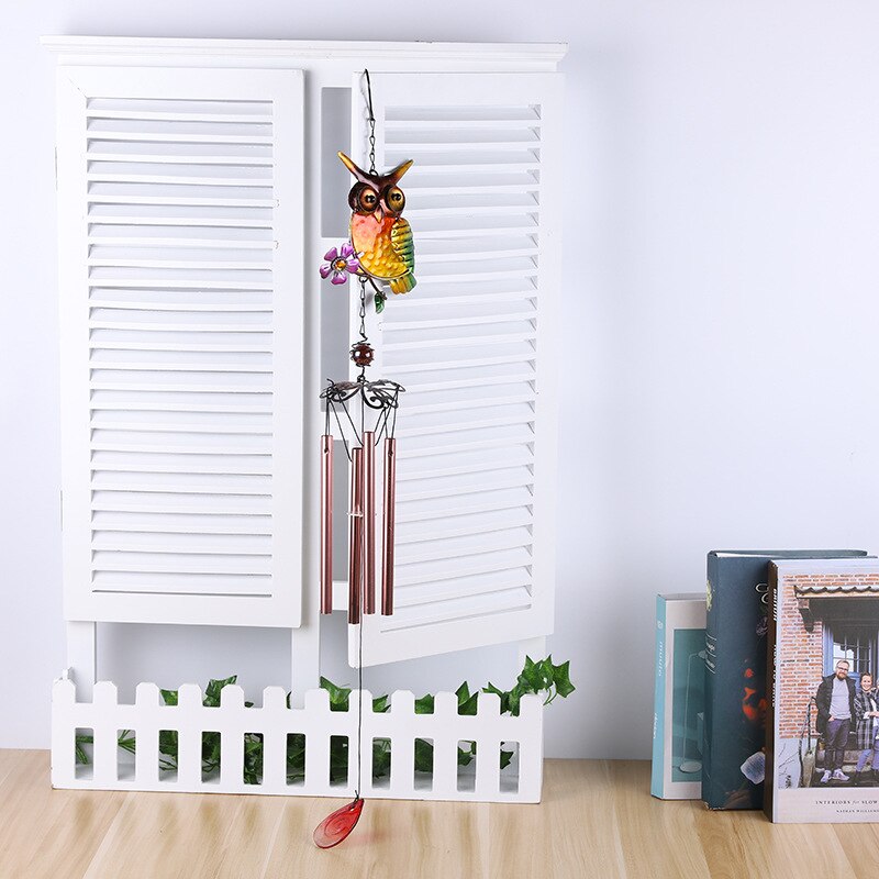 Hanging Metal Owl Wind Chimes Hanging Metal Owl Wind Chimes
