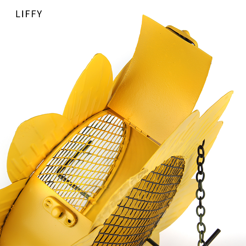 Hanging Metal Sunflower Bird Feeder Hanging Metal Sunflower Bird Feeder