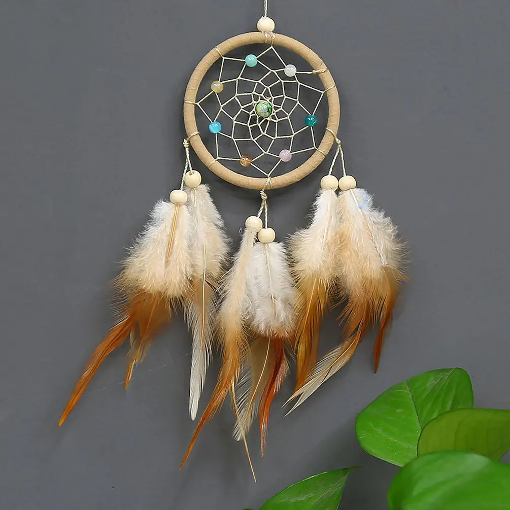 Hanging Ornaments Dream Catcher Home Car Hanging Feather Decoration Craft Gift Dreamcatcher Wall Bedroom Decor