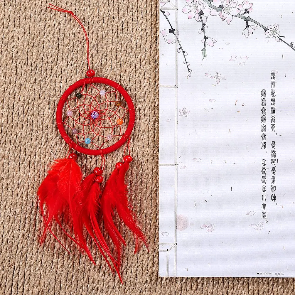 Hanging Ornaments Dream Catcher Home Car Hanging Feather Decoration Craft Gift Dreamcatcher Wall Bedroom Decor