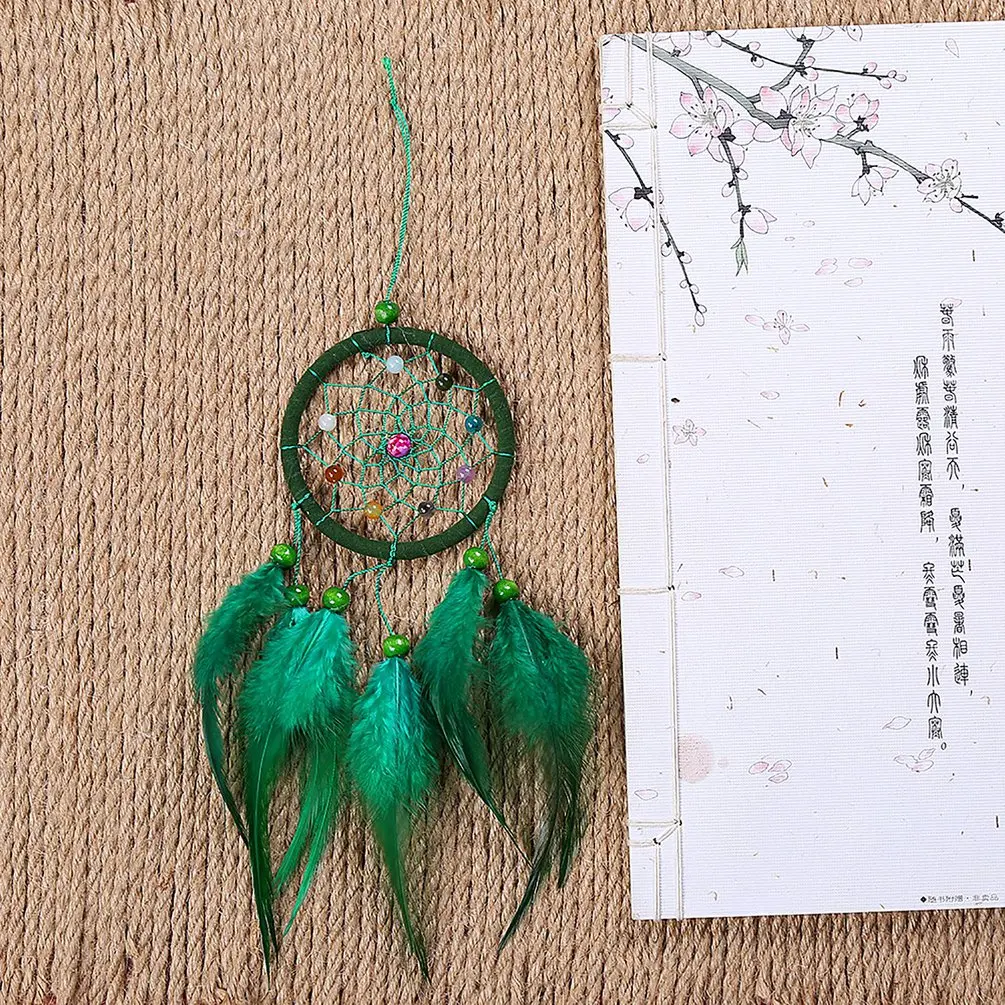 Hanging Ornaments Dream Catcher Home Car Hanging Feather Decoration Craft Gift Dreamcatcher Wall Bedroom Decor