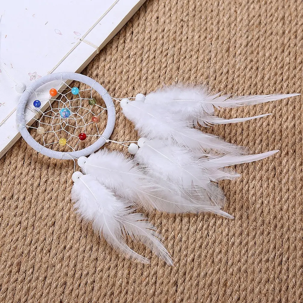 Hanging Ornaments Dream Catcher Home Car Hanging Feather Decoration Craft Gift Dreamcatcher Wall Bedroom Decor