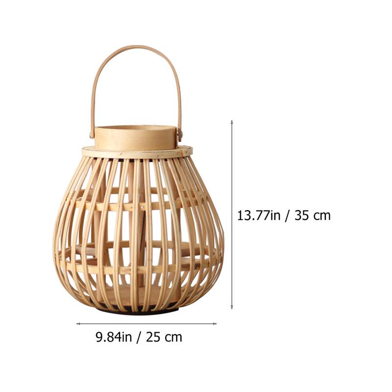 Hanging Outdoor Wicker Lantern Hanging Outdoor Wicker Lantern