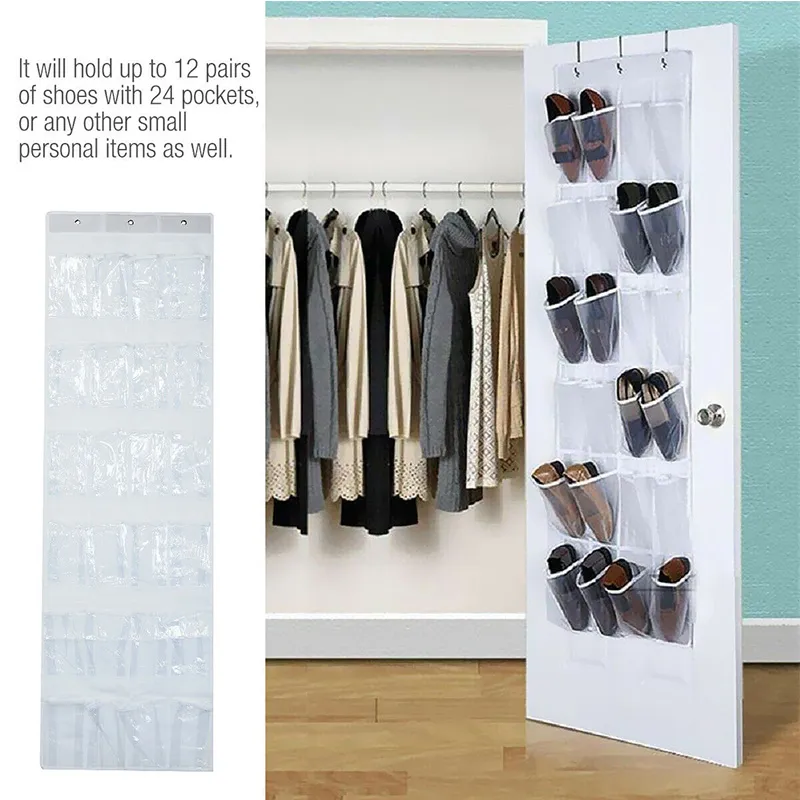 Hanging Over the Door Shoe Organizer