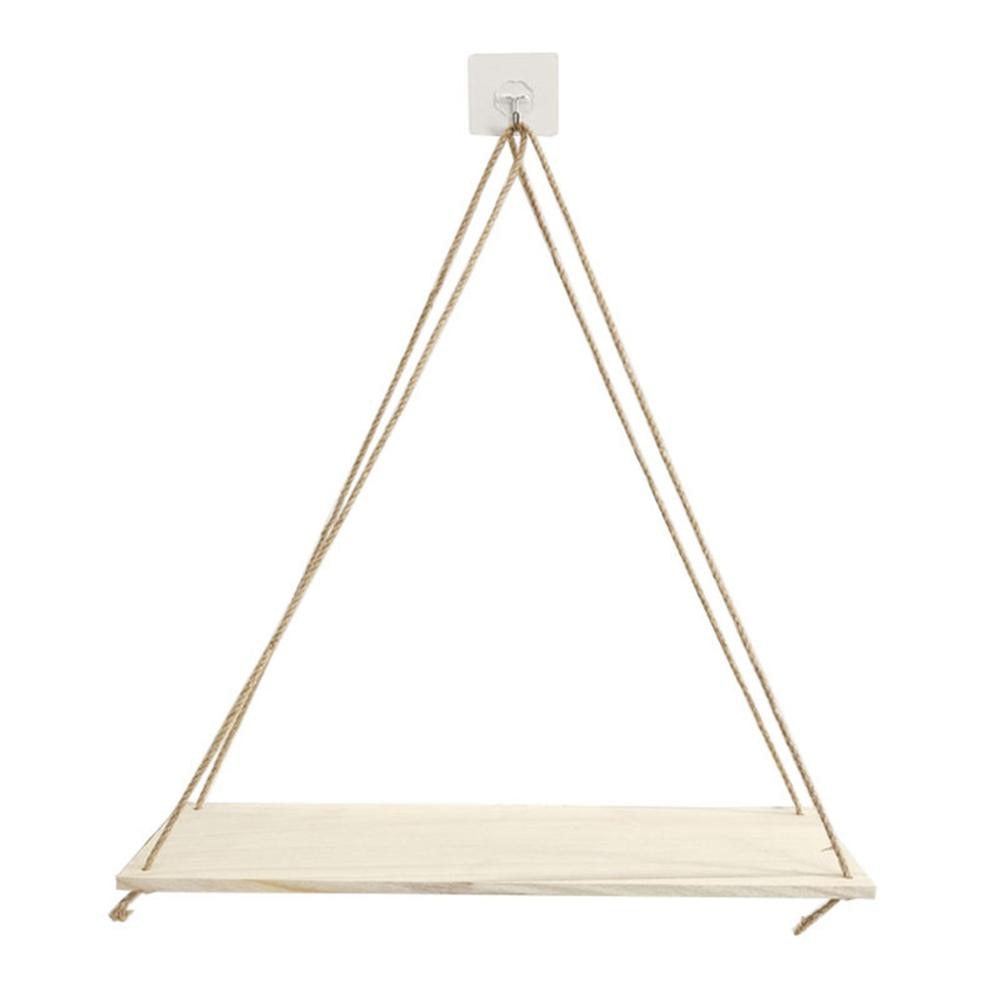 Hanging Plant Shelf Wall Wood Decor