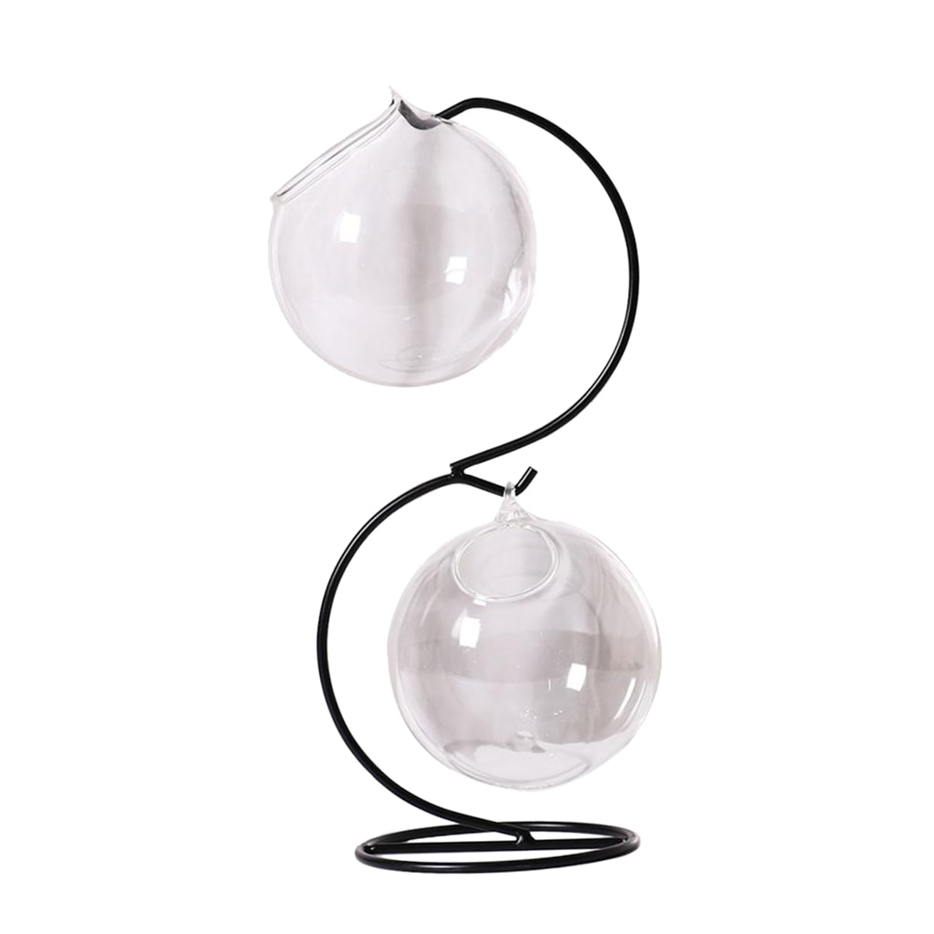 Hanging Plant Stand with Glass Balls