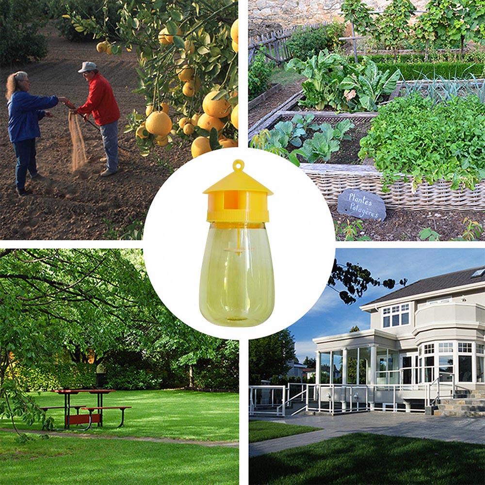 Hanging Plastic Bee and Wasp Trap Hanging Plastic Bee and Wasp Trap