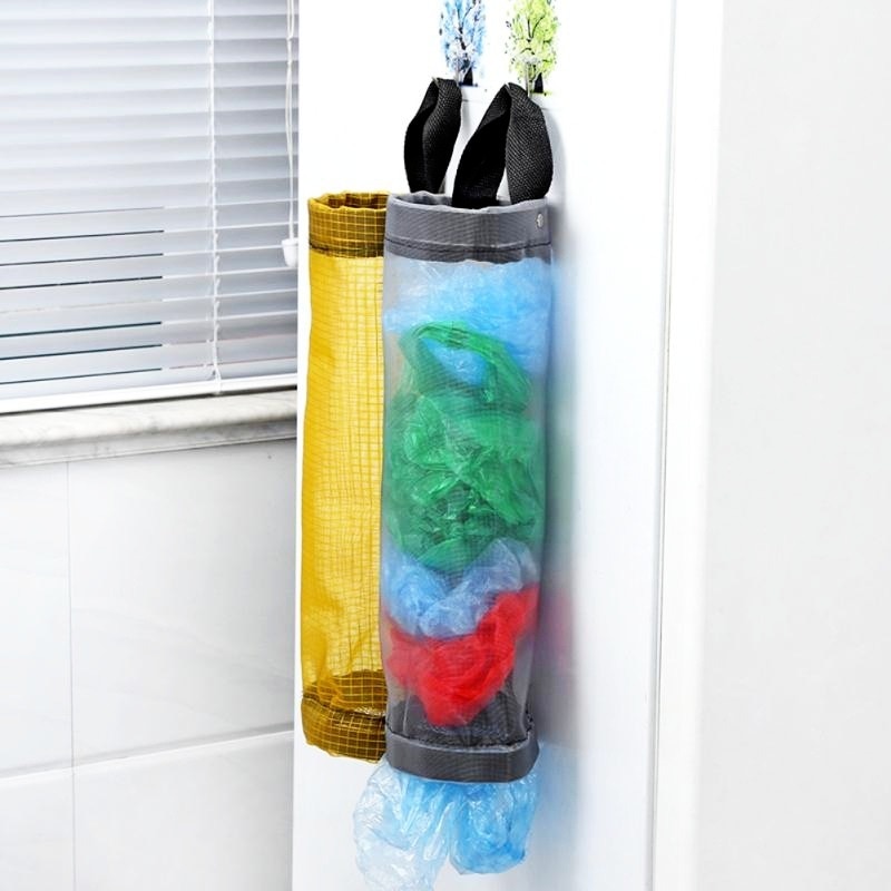 Hanging Plastic Grocery Bag Holder Hanging Plastic Grocery Bag Holder