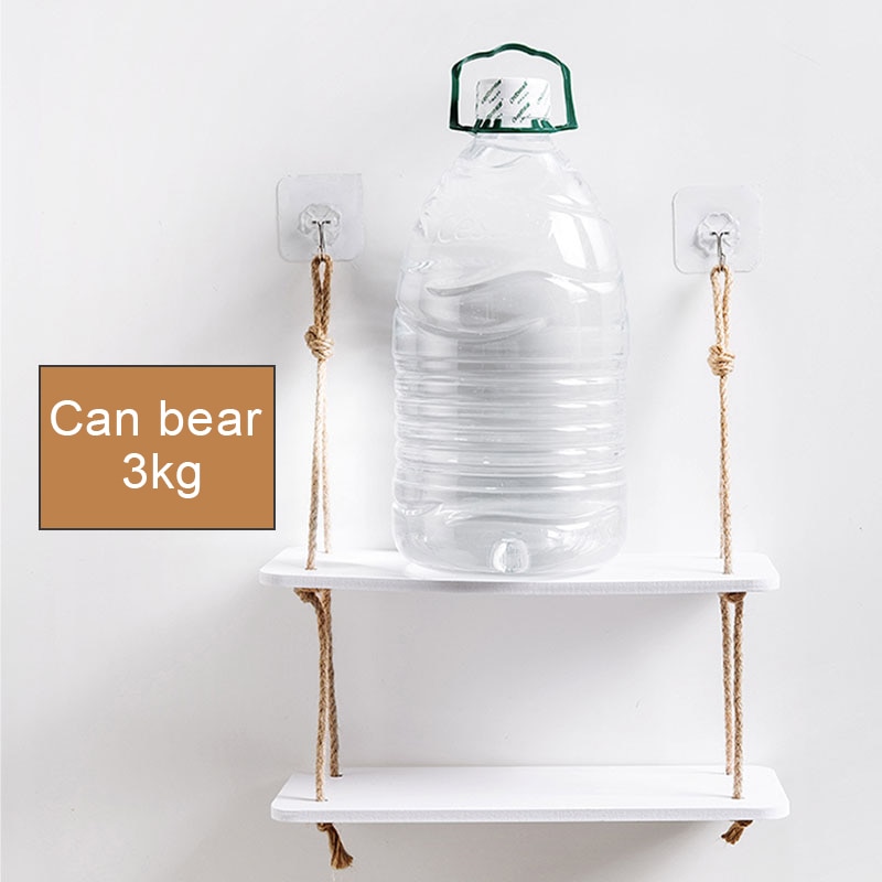 Hanging Rope Shelf Decorative Rack Hanging Rope Shelf Decorative Rack