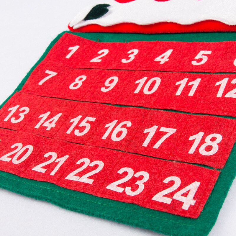 Hanging Santa Advent Calendar