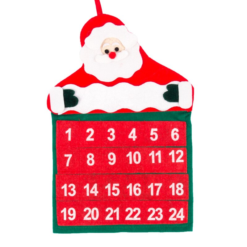 Hanging Santa Advent Calendar