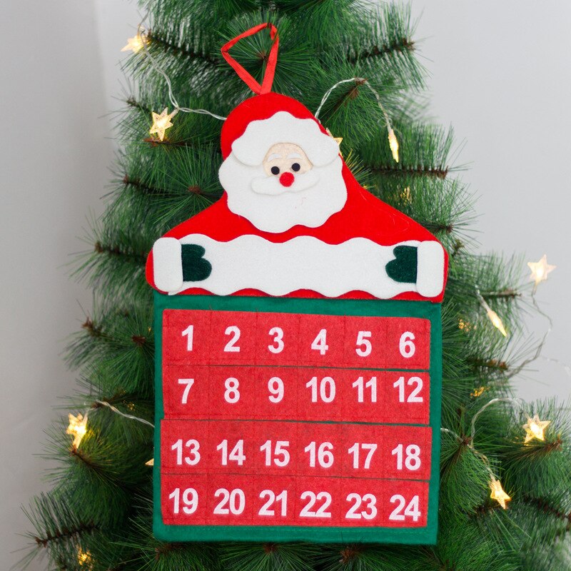 Hanging Santa Advent Calendar