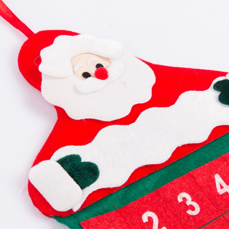 Hanging Santa Advent Calendar