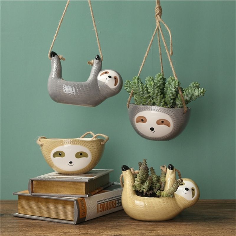 Hanging Sloth Succulent Planter Hanging Sloth Succulent Planter