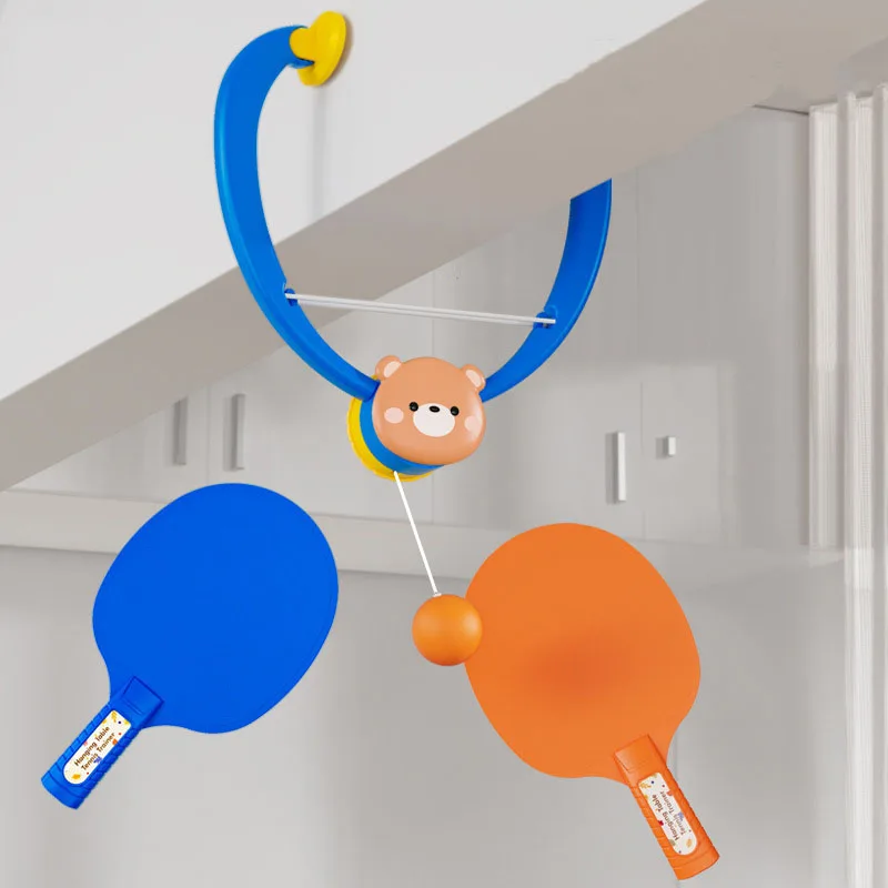 Hanging Table Tennis Trainer With Racket Mini Badminton Tennis Ball Parent-child Interactive Game Indoor Outdoor Kids Hanging Table Tennis Trainer With Racket Mini Badminton Tennis Ball Parent-child Interactive Game Indoor Outdoor Kids