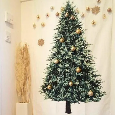 Hanging Wall Christmas Tree Tapestry Hanging Wall Christmas Tree Tapestry