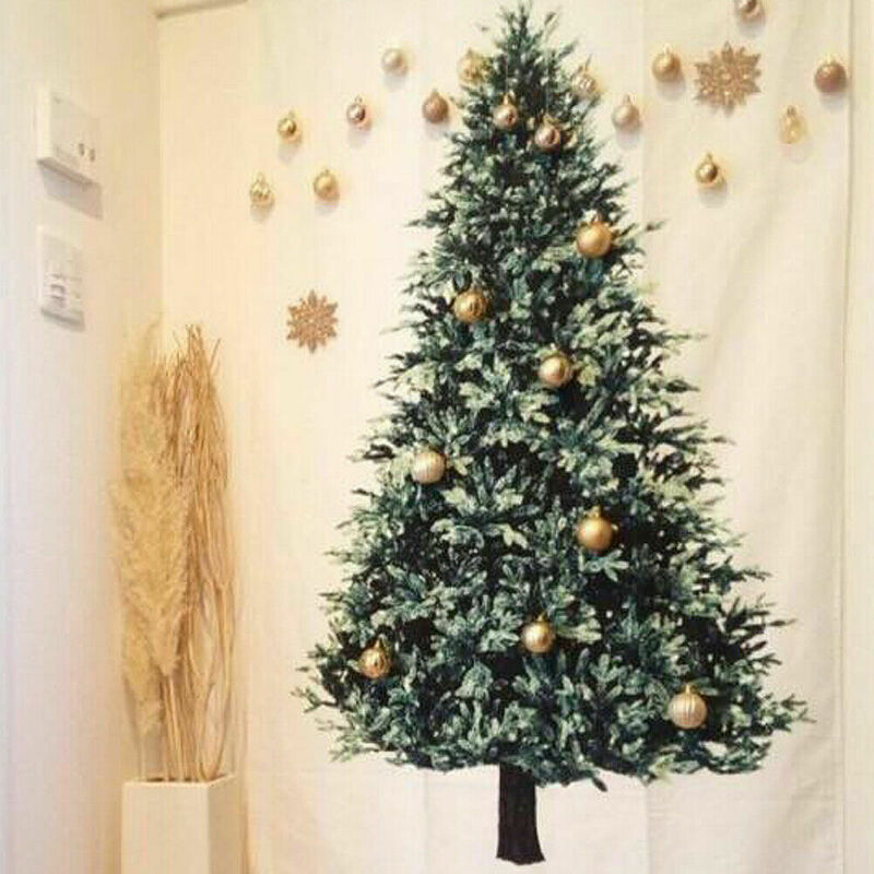 Hanging Wall Christmas Tree Tapestry