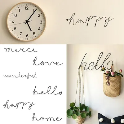 Hanging Wall Letters Nordic Decor Hanging Wall Letters Nordic Decor