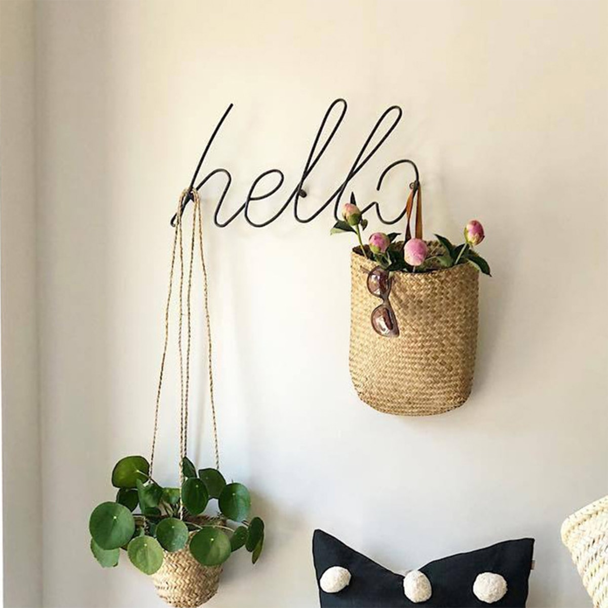 Hanging Wall Letters Nordic Decor Hanging Wall Letters Nordic Decor