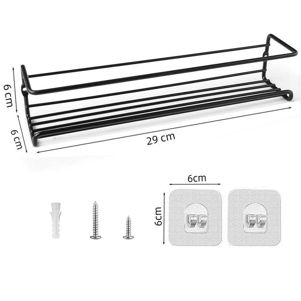 Hanging Wall Mount Spice Rack (4 pcs) Hanging Wall Mount Spice Rack (4 pcs)