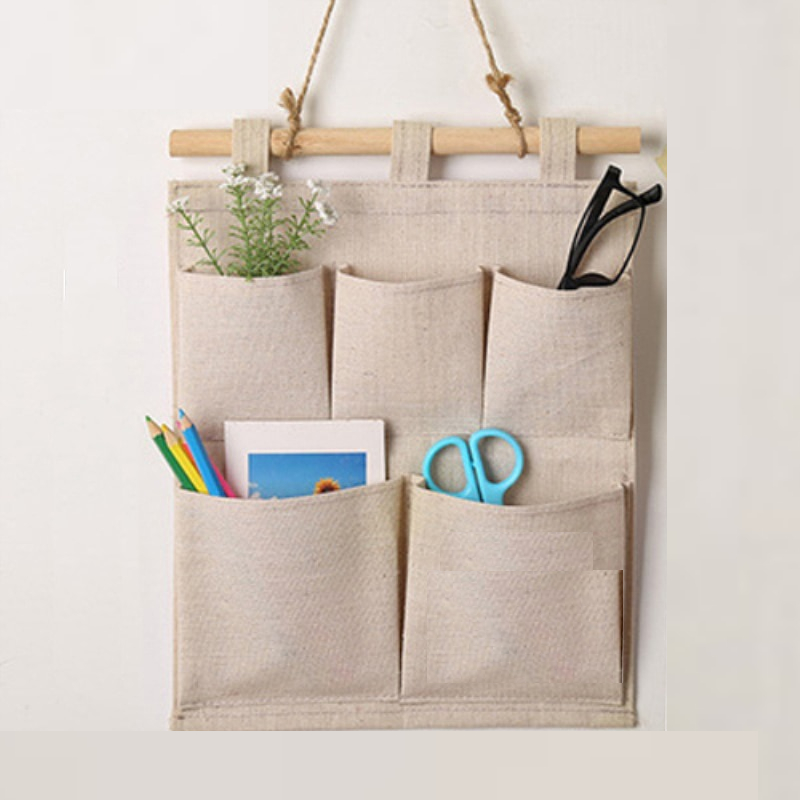 Hanging Wall Organizer Storage Pockets