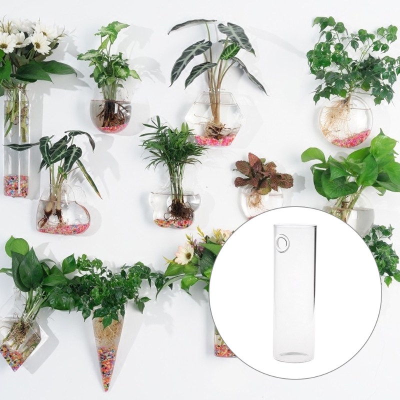 Hanging Wall Vase Glass Container Hanging Wall Vase Glass Container