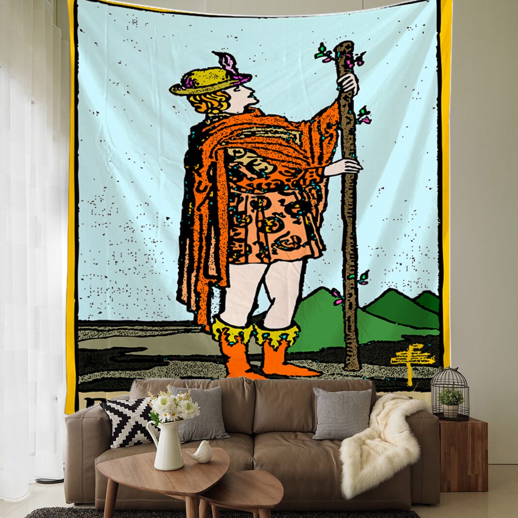 Hanging Witchcraft Tarot Card Tapestry