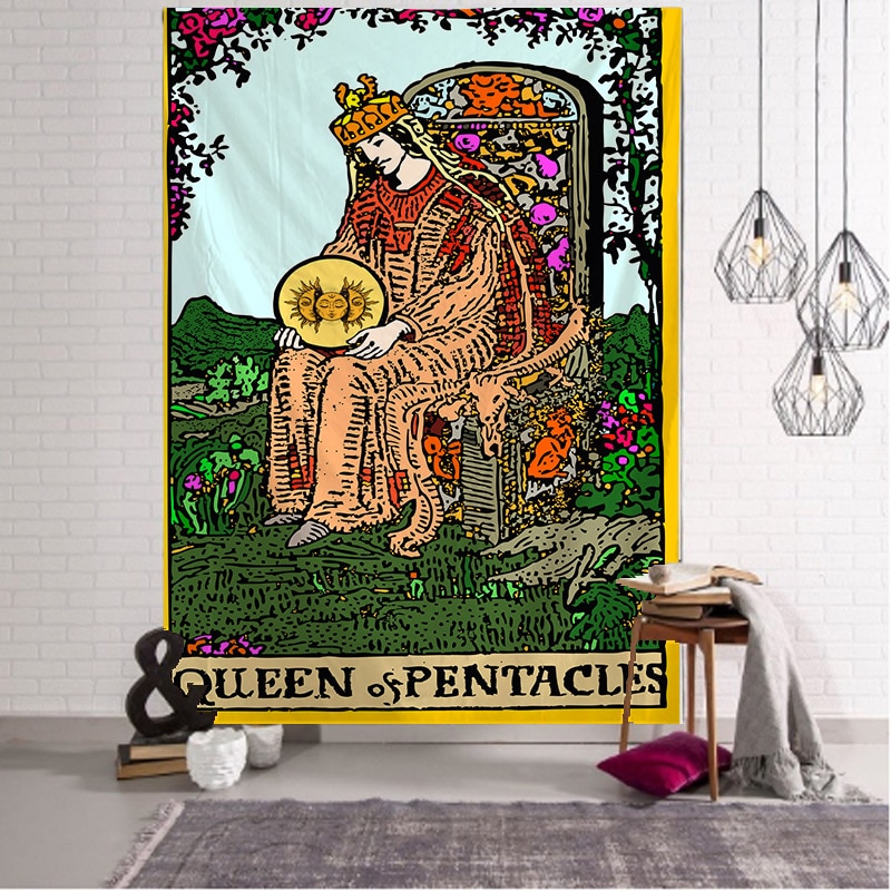 Hanging Witchcraft Tarot Card Tapestry