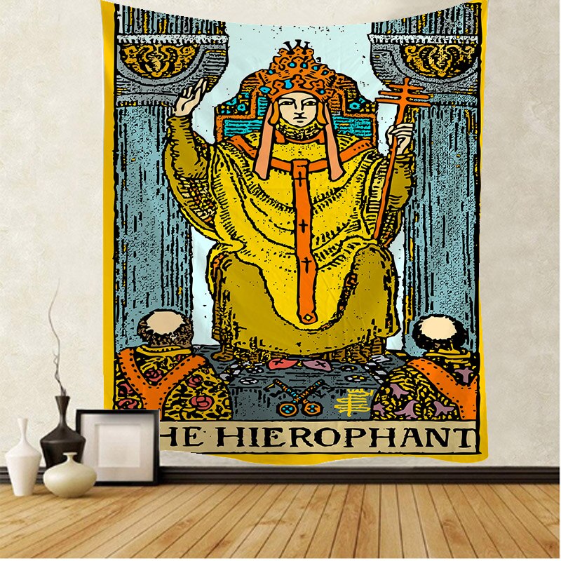 Hanging Witchcraft Tarot Card Tapestry