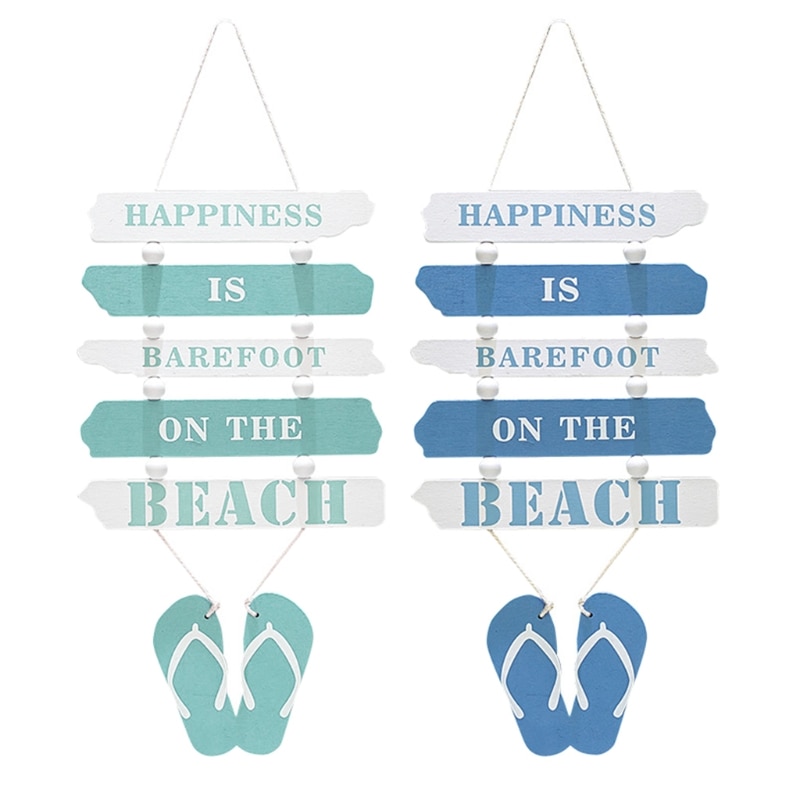 Hanging Wooden Beach Wall Decor