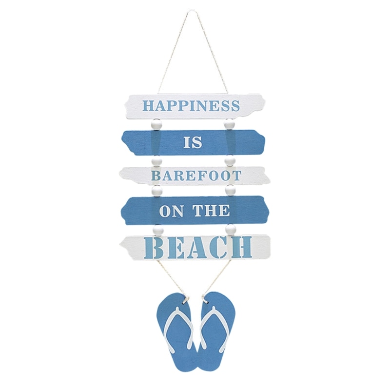 Hanging Wooden Beach Wall Decor