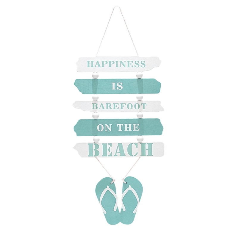 Hanging Wooden Beach Wall Decor