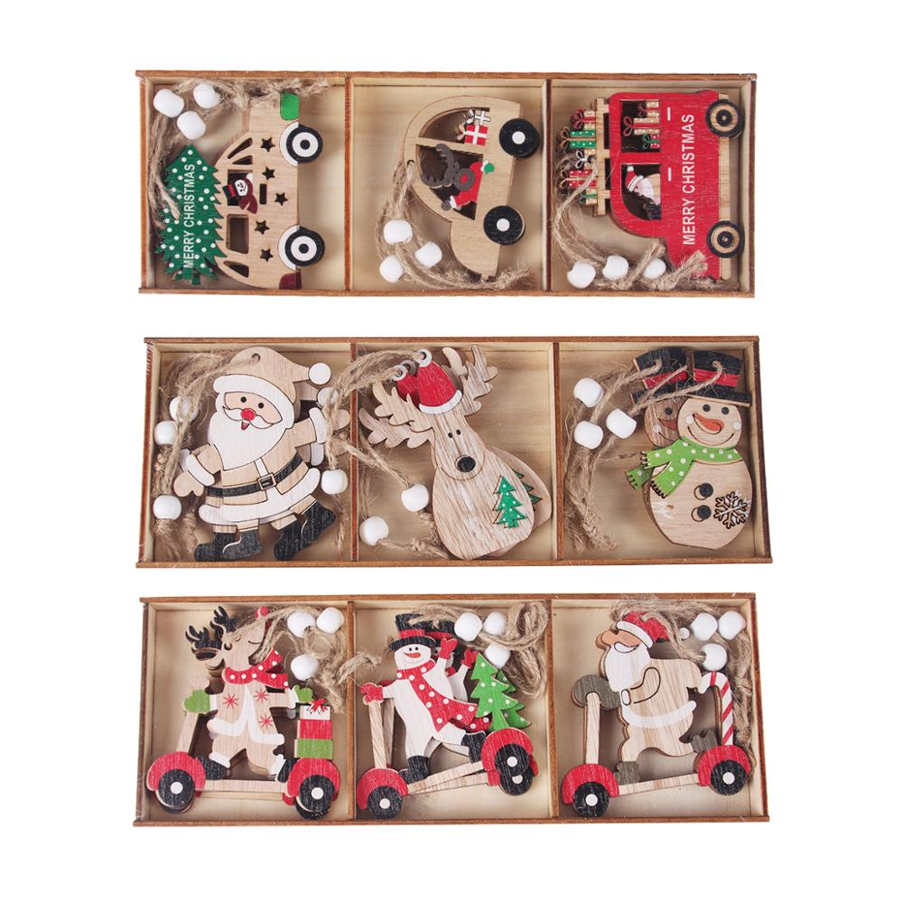 Hanging Wooden Christmas Decorations Hanging Wooden Christmas Decorations