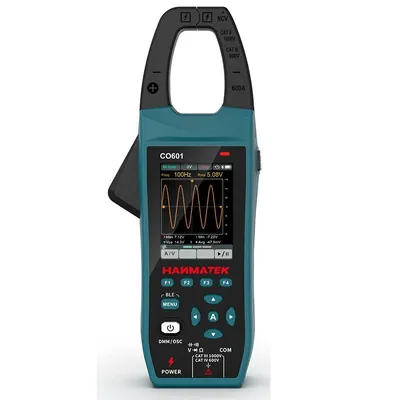 Hanmatek Clamp Meter With Oscilloscope 2.8-inch TFT AC/DC Voltage And Current Waveform Measurement Bluetooth Recorder