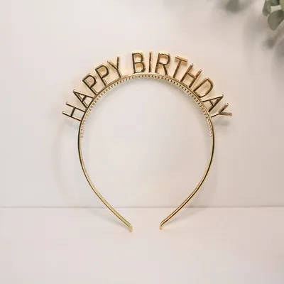 Happy Birthday Headband Party Accessory