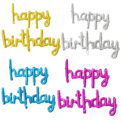 Happy Birthday Letter Balloons
