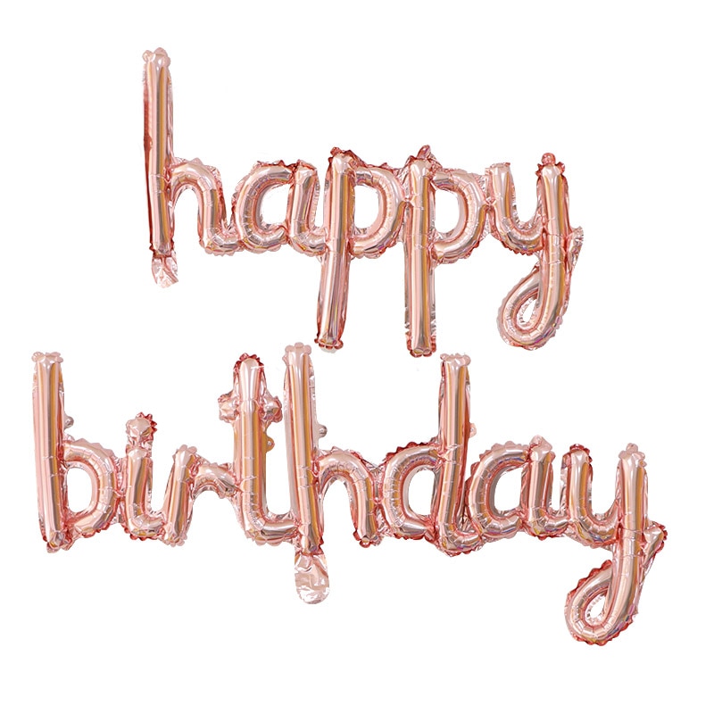 Happy Birthday Letter Balloons
