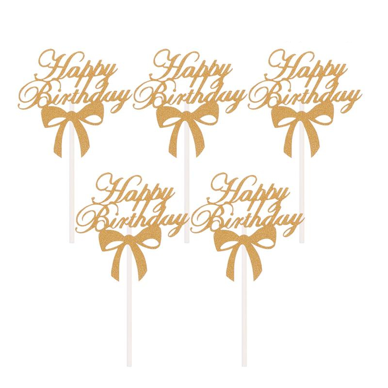 Happy Birthday Toppers for Cake (10pcs)