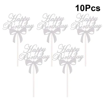 Happy Birthday Toppers for Cake (10pcs) Happy Birthday Toppers for Cake (10pcs)