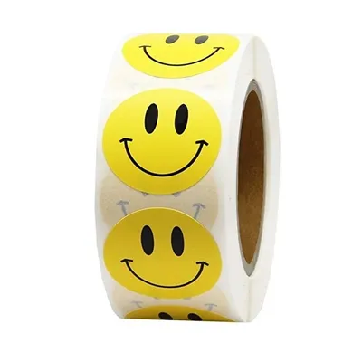 Happy Face Stickers (500 pcs)