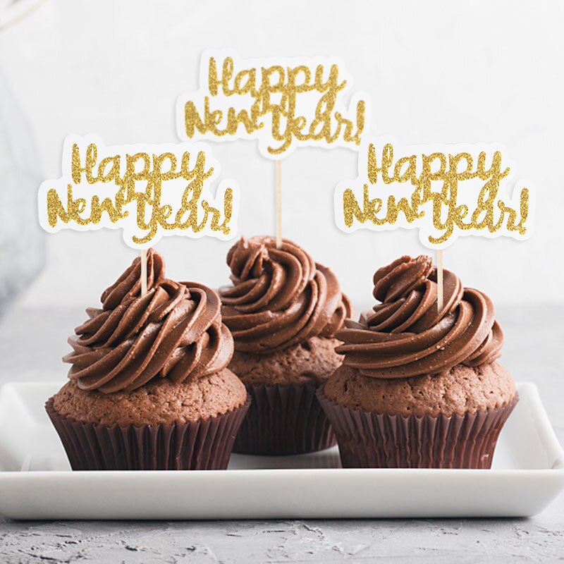 Happy New Year Cupcake Toppers (12pcs) Happy New Year Cupcake Toppers (12pcs)